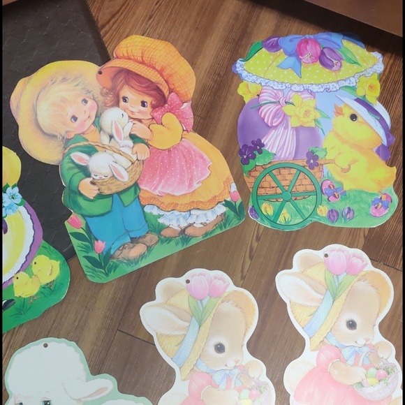 1970s eureka vintage Easter window cutouts - Picture 3 of 8